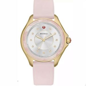NIBWT Michele Cape Topaz Silicone Band Watch
